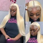 perruque naturelle blonde Olivia