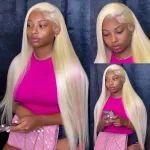 cheveux naturels lisses blond Olivia