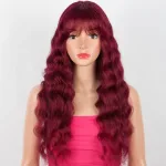 Coiffure ondulée avec Perruque Mia