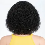 Perruque avec frange noire