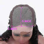 Dentelle suisse perruque marron