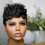 Coupe pixie de Perruque Mia